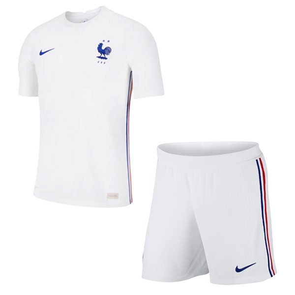 Camiseta Francia Segunda Equipación Niños 2020 Blanco